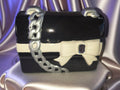 Vintage David's Cookies Black & White Purse Cookie Jar